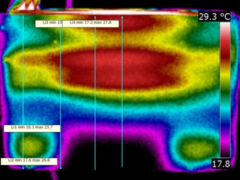 Analyse thermographique d'écarts horizontaux entre isolants
