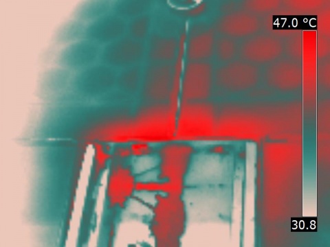 Image of a thermal gutter