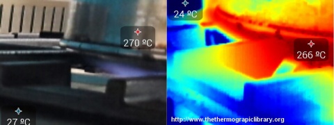 Image double d'une Seek thermal